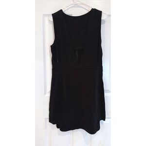 A.L.C. Black Sleeveless Mini Dress V-Neck Career Cocktail Party Size‎ 10